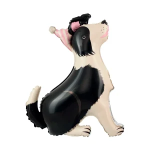 Globo foil de suelo Border Collie NO HELIO