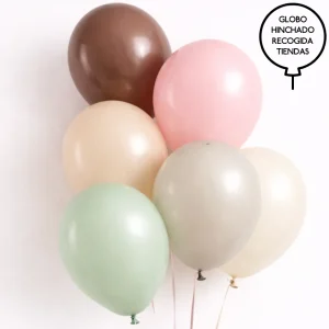 Bouquet globos Látex Woodland hinchados con helio
