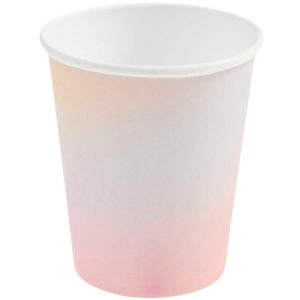 Vaso degradado pastel / 8 uds.