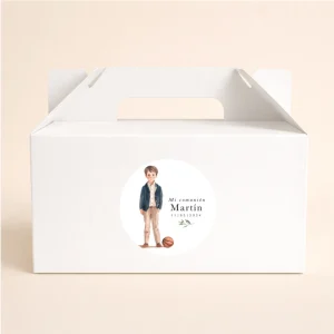 Caja picnic personalizada Niño Basquet