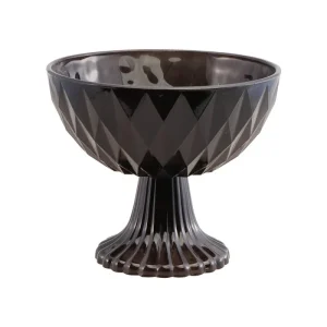 Copa L cristal tallada con base