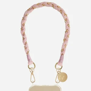 Cadena móvil corta Doha nude y dorado