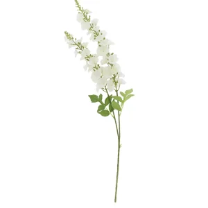 Rama artificial Delphinium blanco