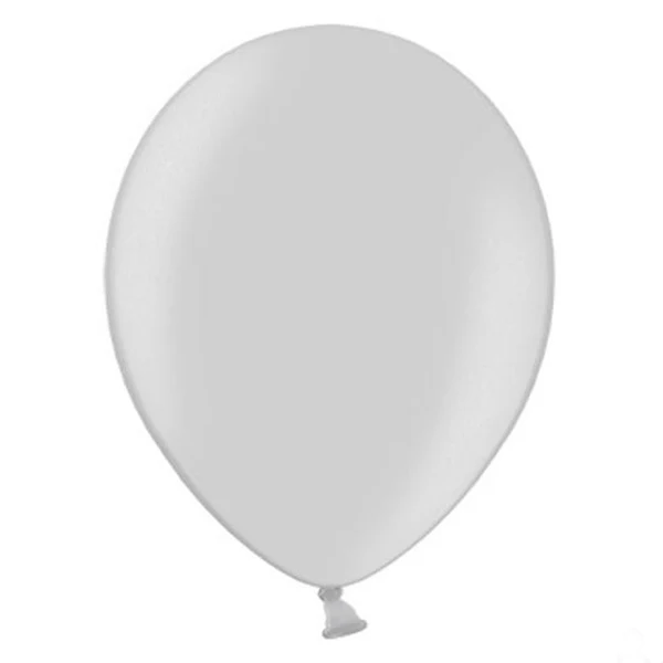 Globos plata metalizado / 10 uds.