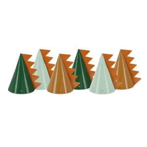 Gorrito de fiesta Dino / 6 uds.