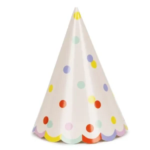 Gorrito fiesta confetti multicolor/ 6 uds.