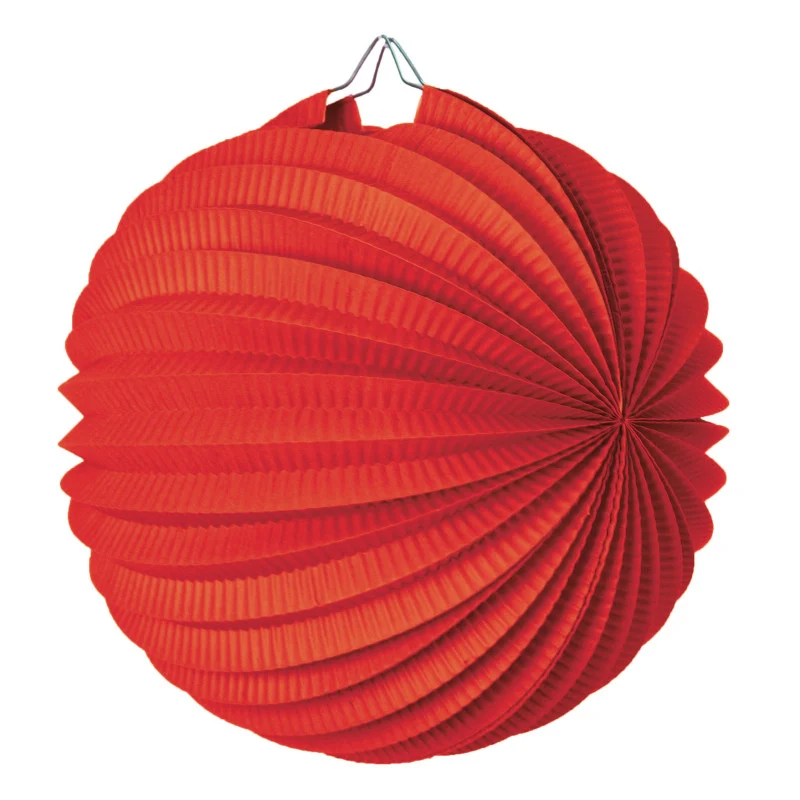 Farolillo de papel rojo