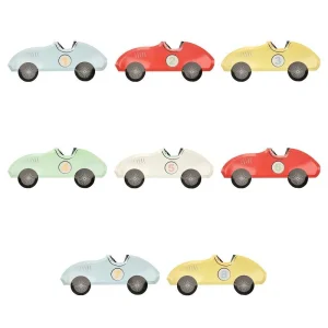 Plato coches vintage eco / 8 uds.