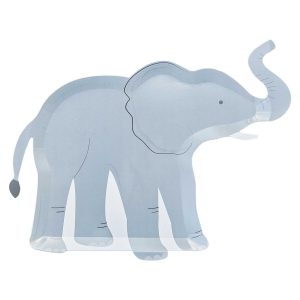 Plato elefante / 8 uds.